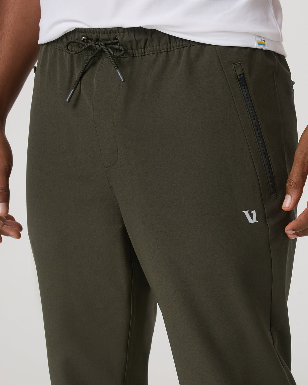 Vuori Train Tech HD Pant Classic 29" Men's Olive Pants