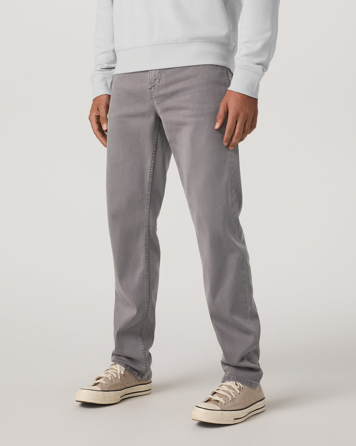 Vuori Benton Stretch Twill Pant Classic Fit 30" Cavern Grey Jeans