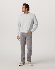 Vuori Benton Stretch Twill Pant Classic Fit 30" Cavern Grey Jeans