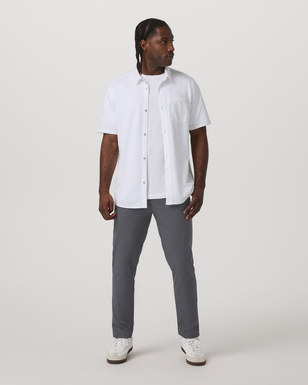 Vuori Cascade Tech Chino Pant 32" Men's Charcoal Chinos