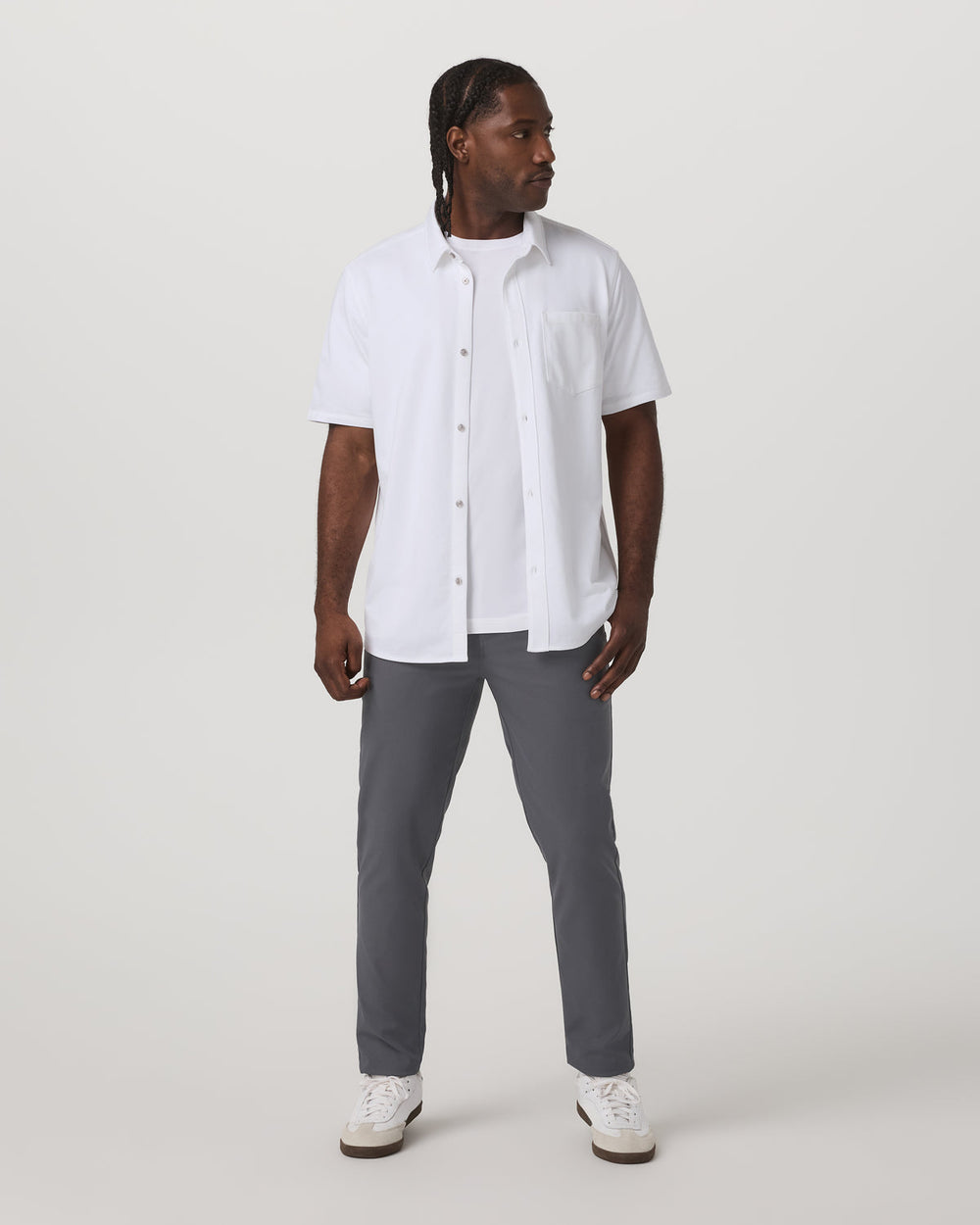 Vuori Cascade Tech Chino Pant 32" Men's Charcoal Chinos
