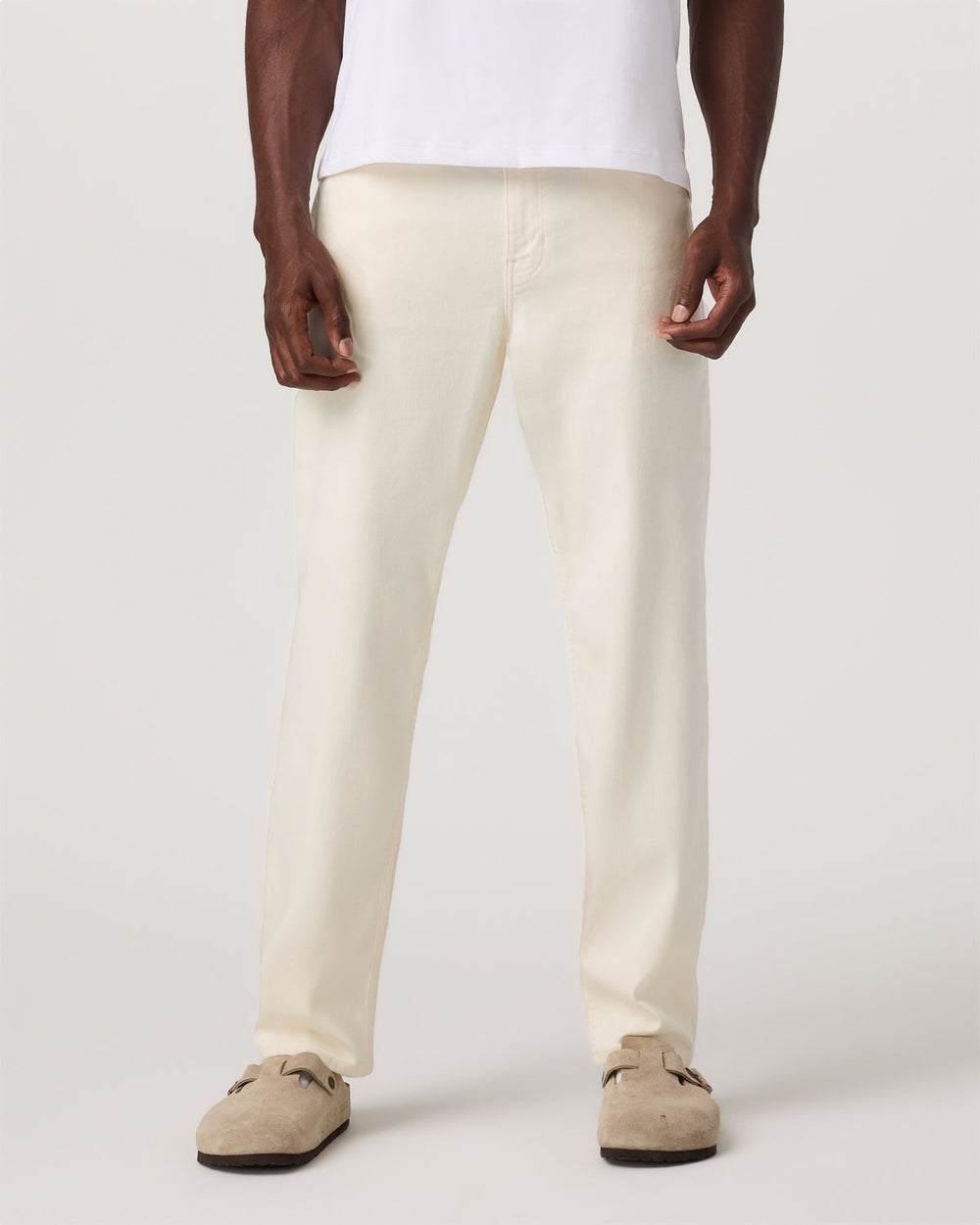 Vuori Benton Stretch Twill Pant Classic Fit 32" Natural Jeans