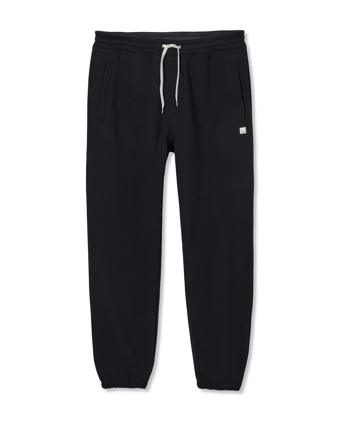 Vuori Seaside Sweatpant 28" Men's Relaxed Fit Black Sweatpant