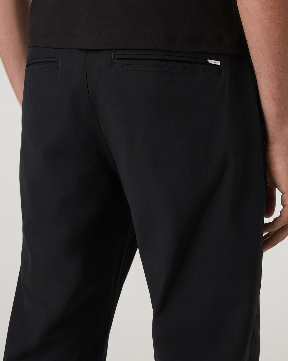 Vuori Meta Trouser Classic Fit 30" Men's Black Tailored Pants