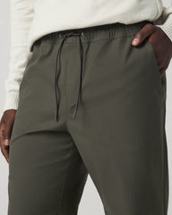 Vuori Cascade Elastic Waist Trouser Classic Fit 30" Dark Oregano