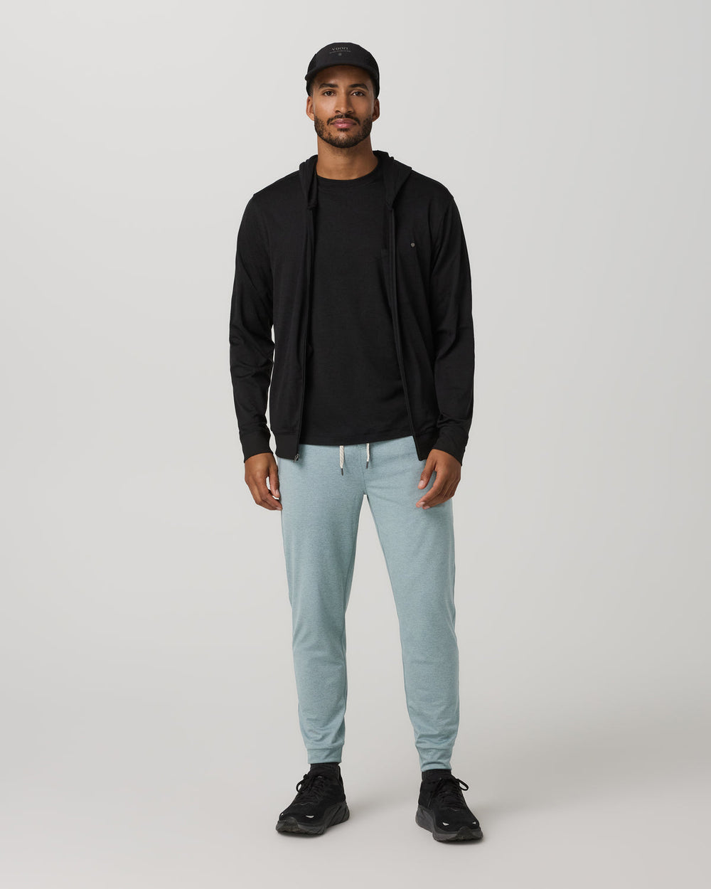 Vuori Men's Ponto Performance Jogger 28" Misty Blue Heather