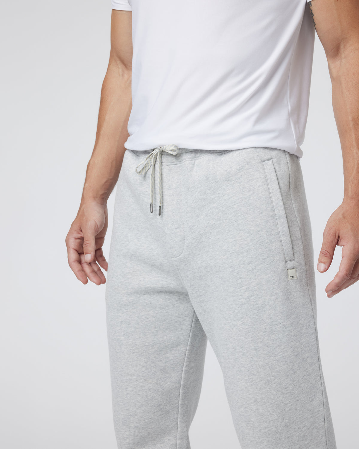 Vuori Seaside Sweatpant Light Heather Grey Sweatpants