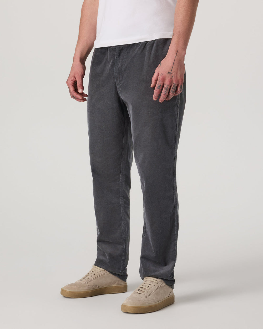 Vuori Men's Optimist Elastic Waist Pant Classic Fit Charcoal