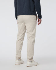 Vuori Fletcher Elastic Waist Pant Athletic Slim Fit 30" Oatmeal