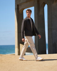 Vuori Fletcher Elastic Waist Pant Athletic Slim Fit 30" Oatmeal
