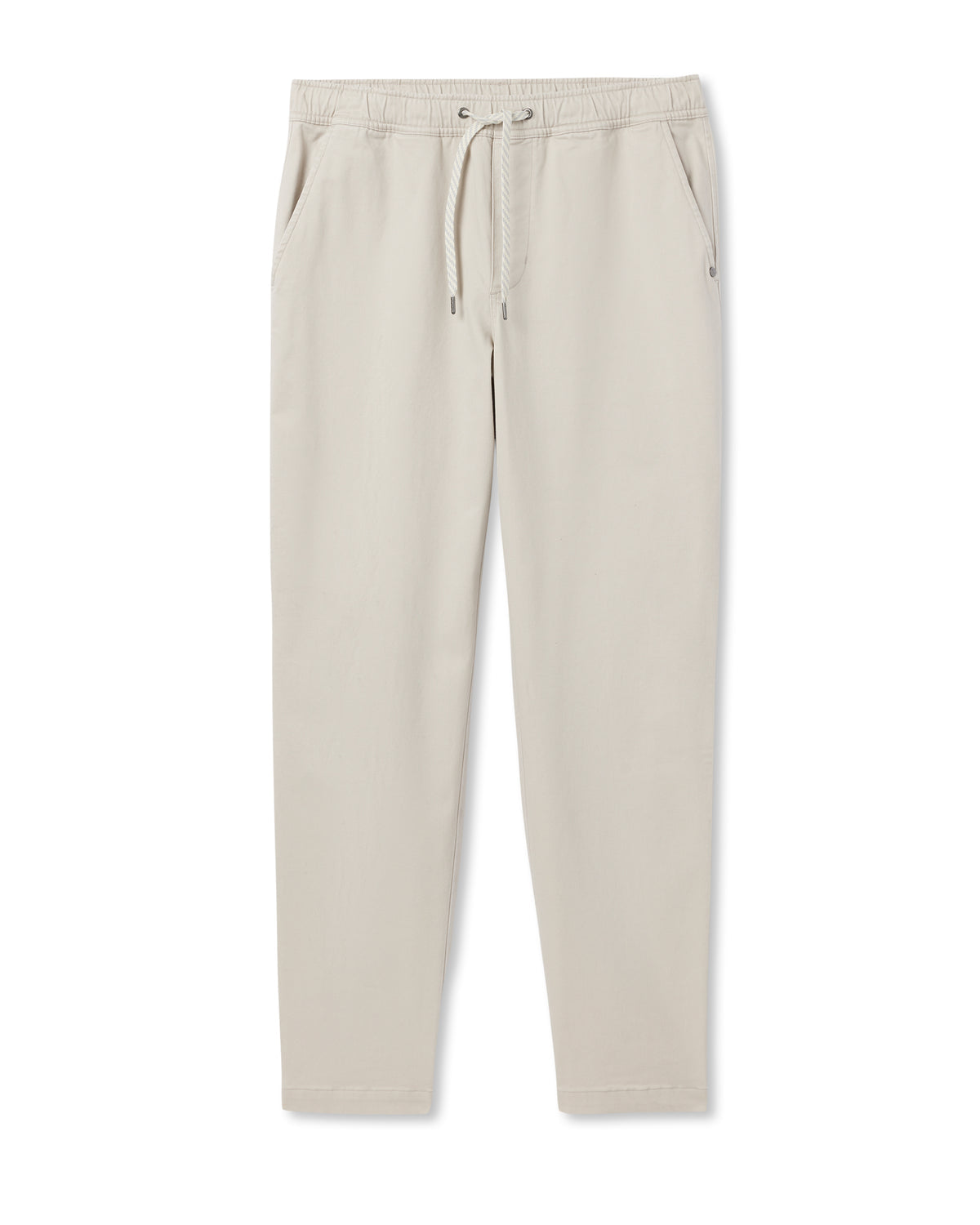 Vuori Fletcher Elastic Waist Pant Athletic Slim Fit 30" Oatmeal