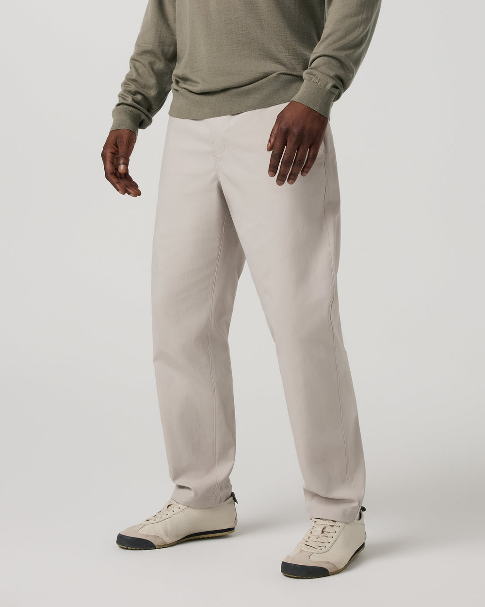 Vuori Men's Cascade Elastic Waist Trouser Classic Fit 30" Pewter