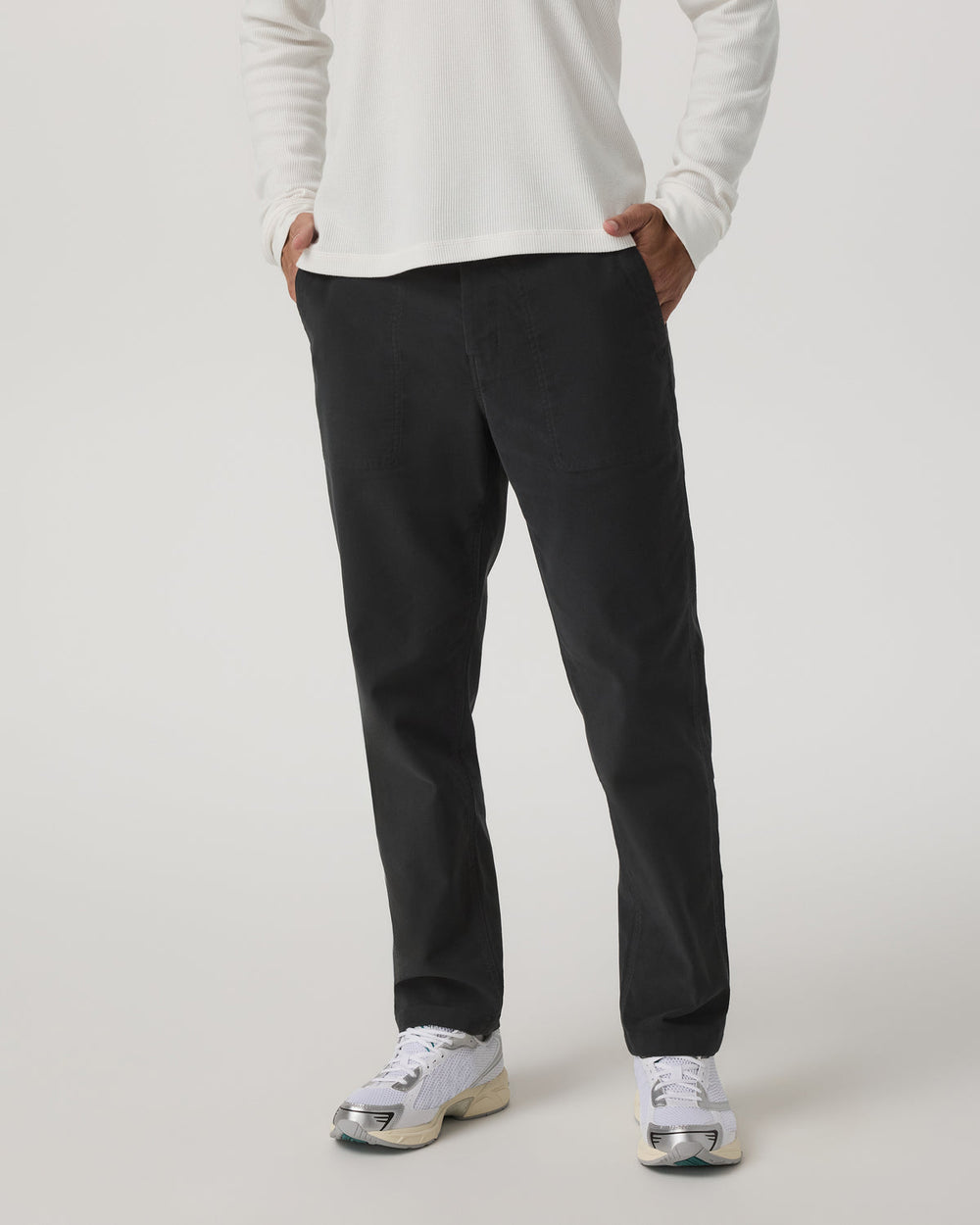 Vuori Ridge Pant Classic Fit Washed Black Casual Utility Pants