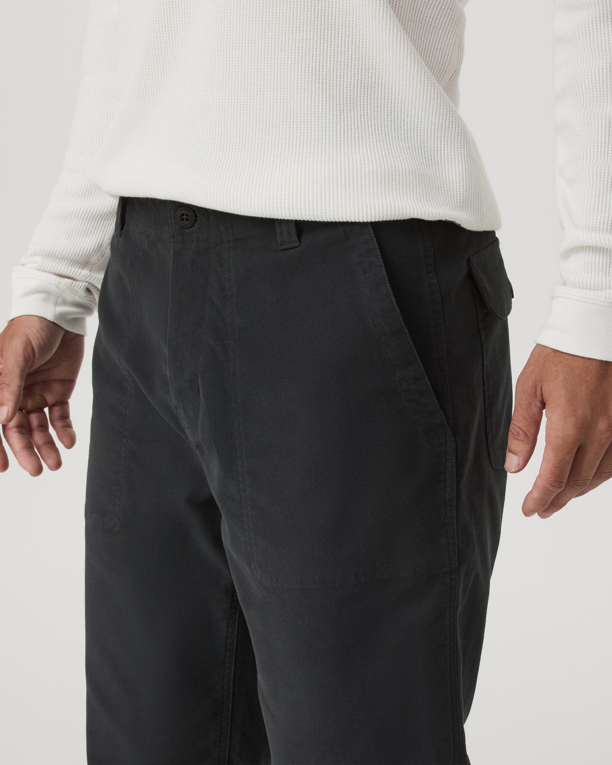 Vuori Ridge Pant Classic Fit Washed Black Casual Utility Pants