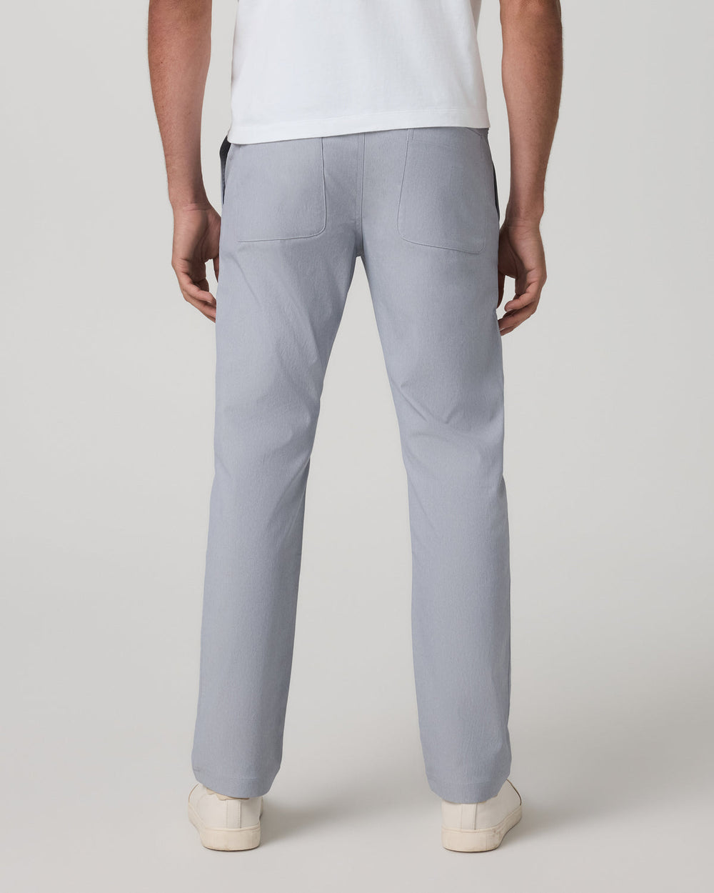 Vuori Cascade Elastic Waist Trouser Classic Fit 30" Heather Grey