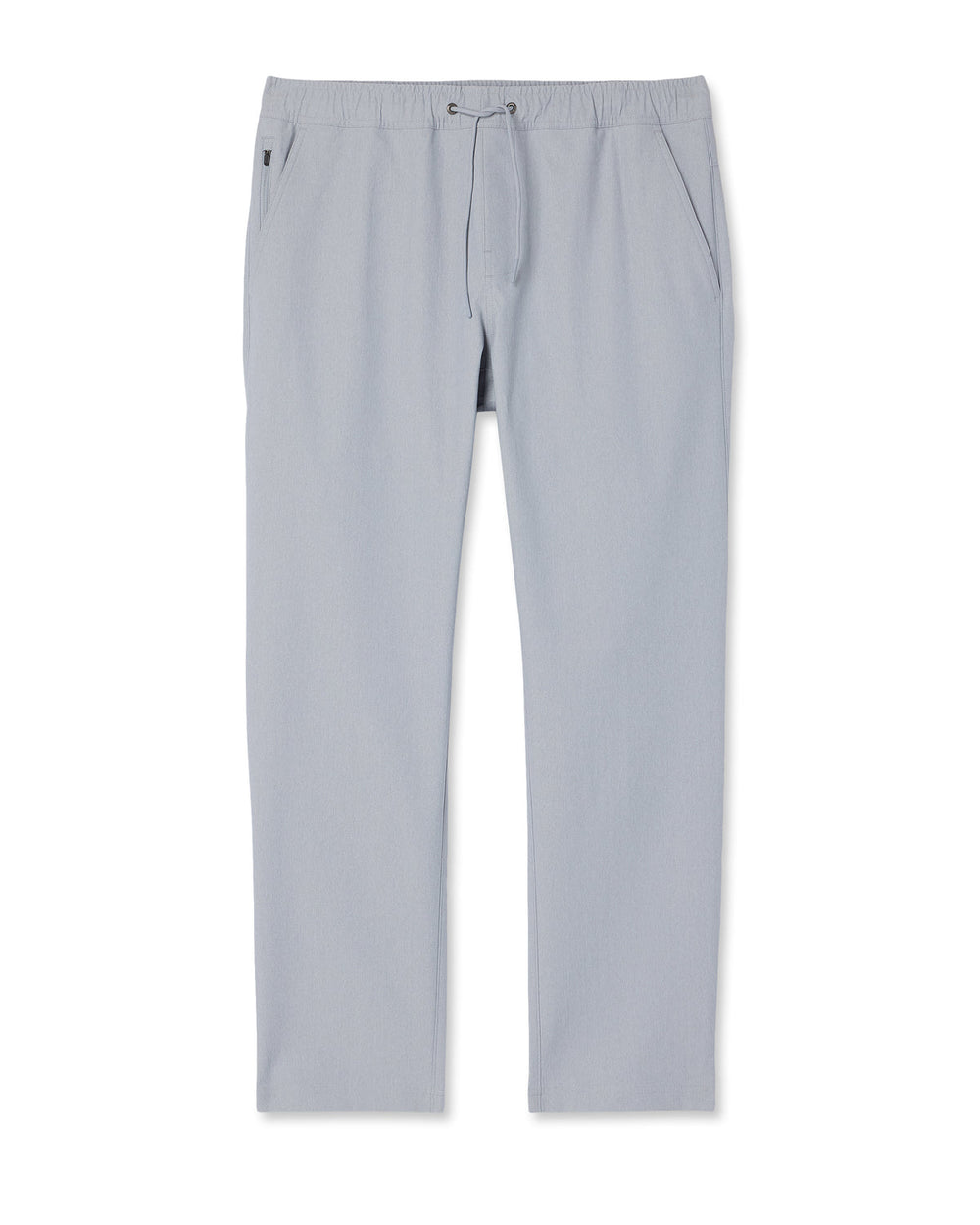 Vuori Cascade Elastic Waist Trouser Classic Fit 30" Heather Grey