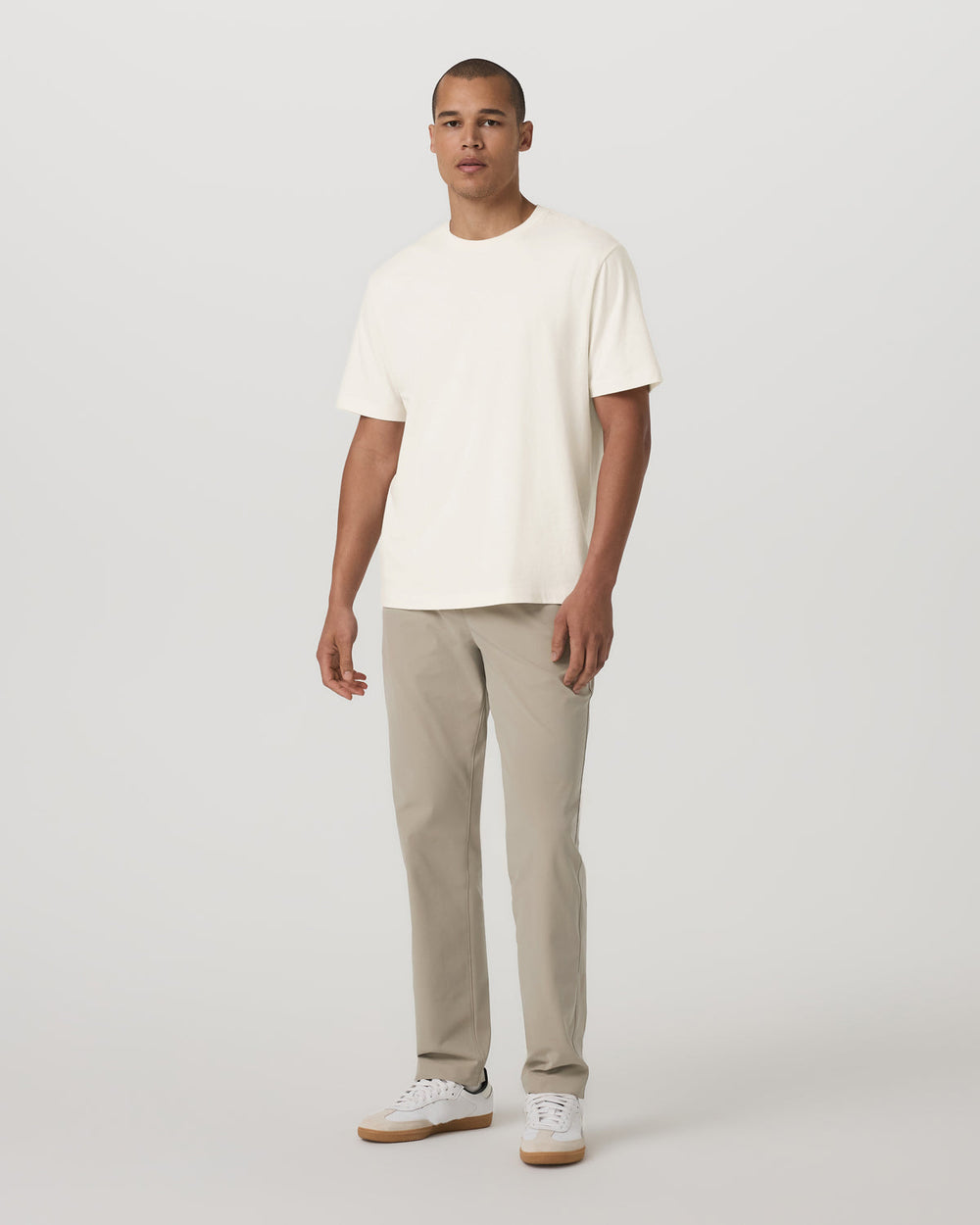 Vuori Meta Elastic Waist Pant Classic Fit 32" Men's Truffle Pants