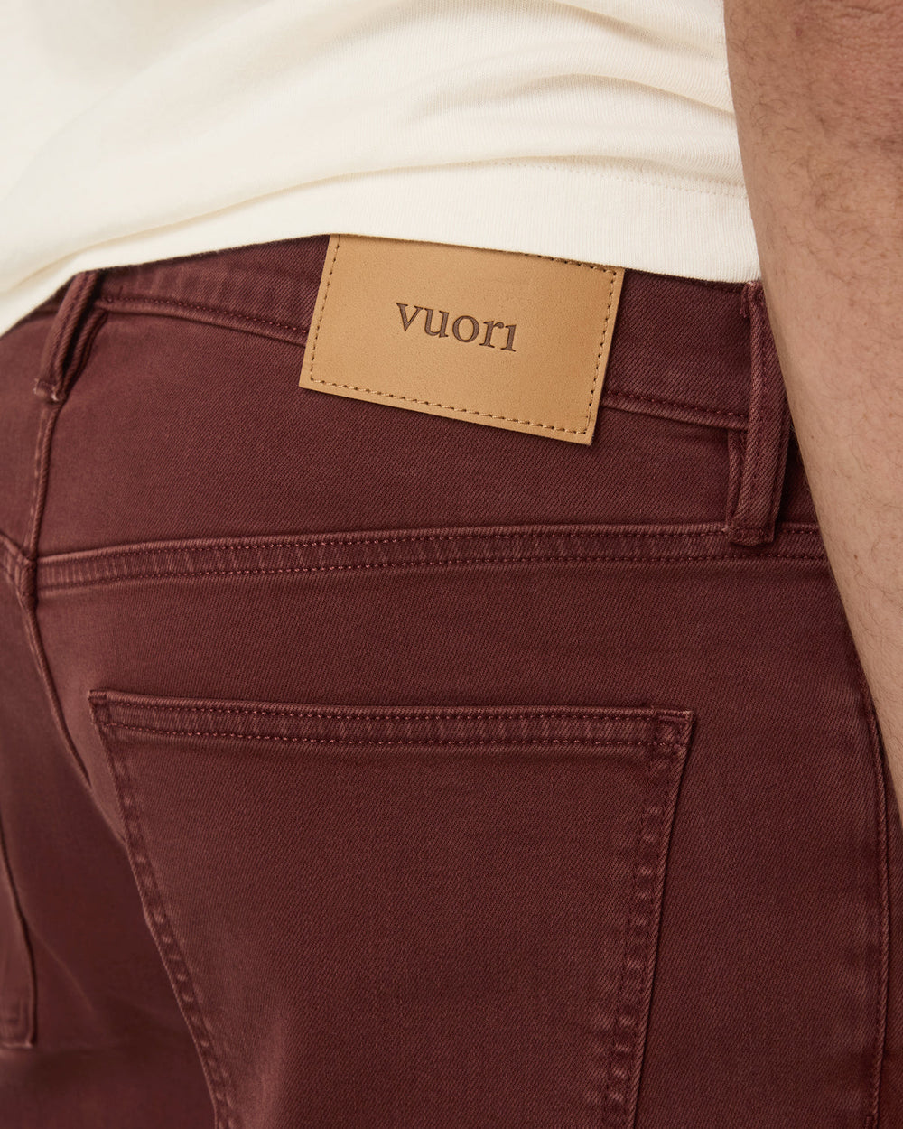 Vuori Benton Stretch Twill Pant Classic Fit 30" Burnt Sienna