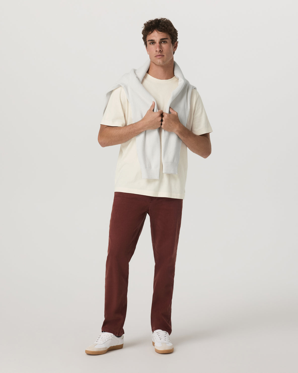 Vuori Benton Stretch Twill Pant Classic Fit 30" Burnt Sienna
