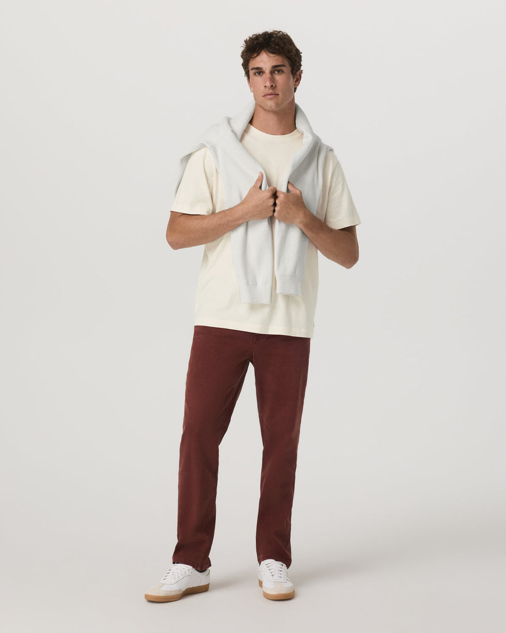 Vuori Benton Stretch Twill Pant Classic Fit 30" Burnt Sienna