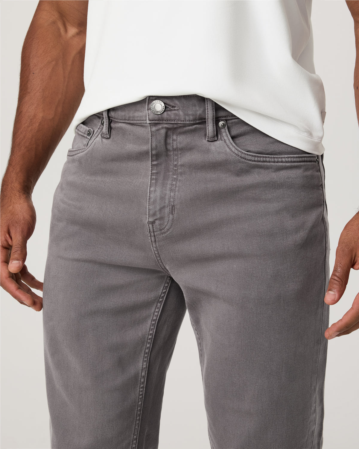 Vuori Benton Stretch Twill Pant Athletic Slim Fit 32" Cavern Grey