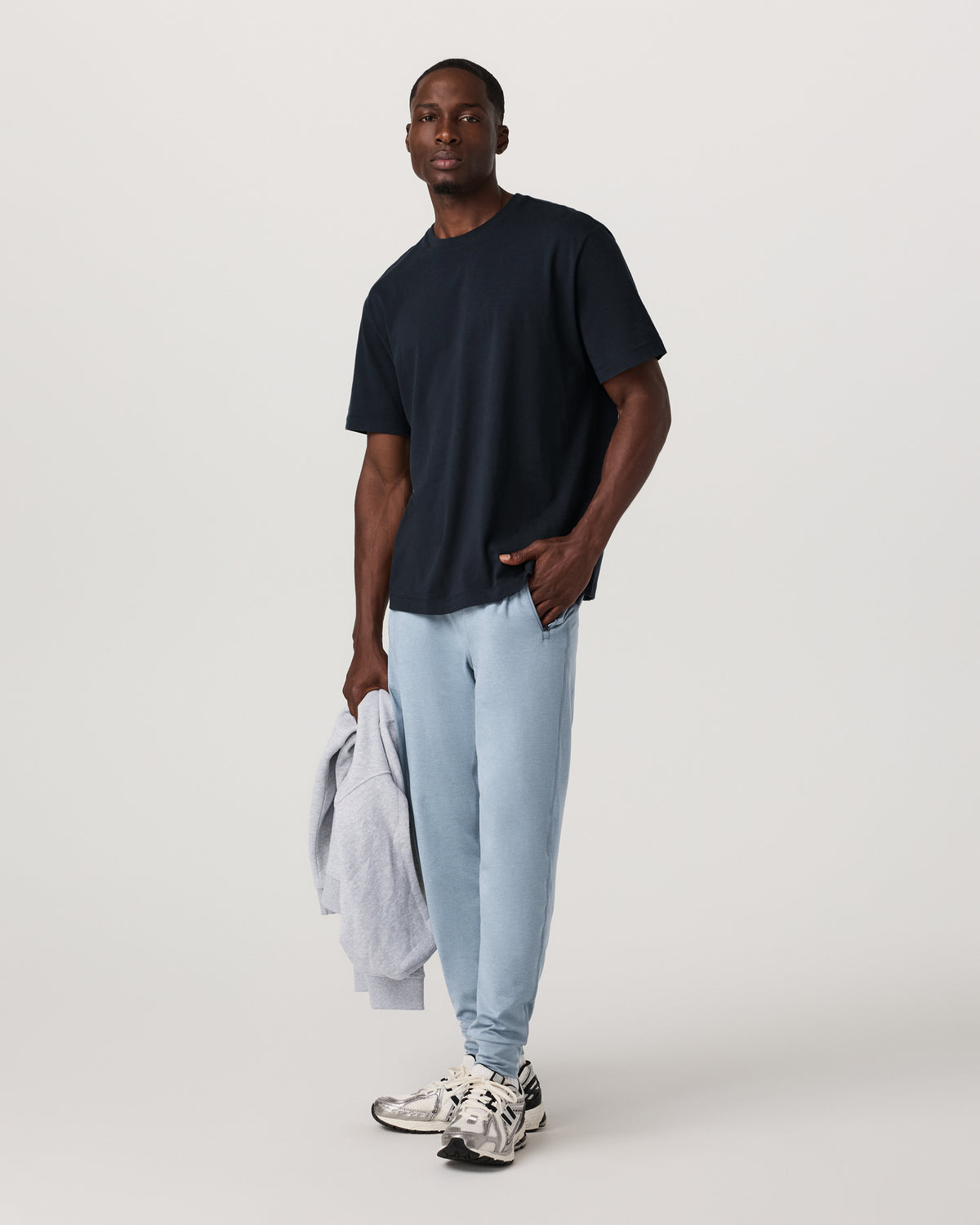 Vuori Ponto Performance Jogger 28" Men's Flint Heather Pants