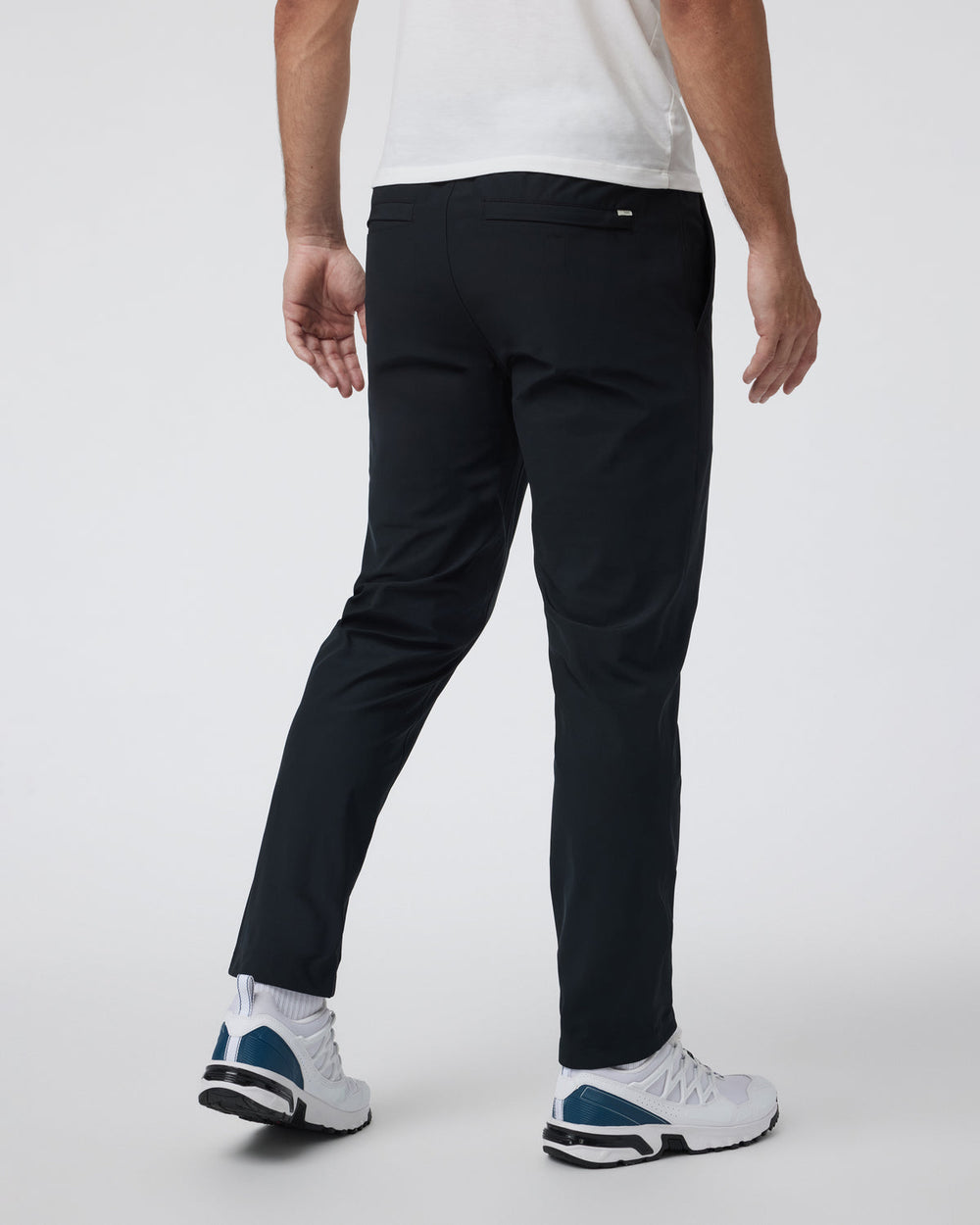 Vuori Meta Elastic Waist Pant Black 5-Pocket Stretch Pants