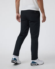 Vuori Meta Elastic Waist Pant Black 5-Pocket Stretch Pants