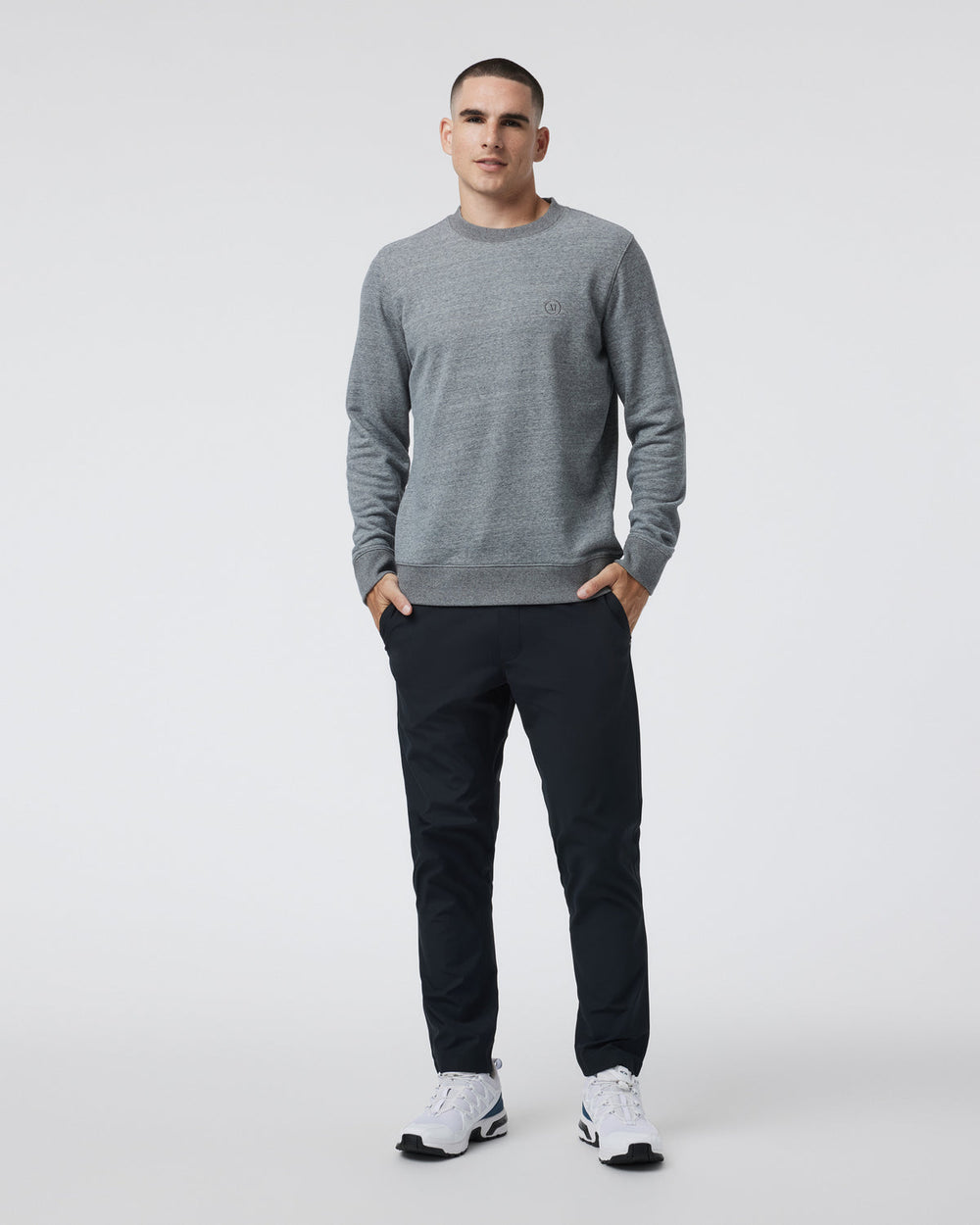 Vuori Meta Elastic Waist Pant Black 5-Pocket Stretch Pants