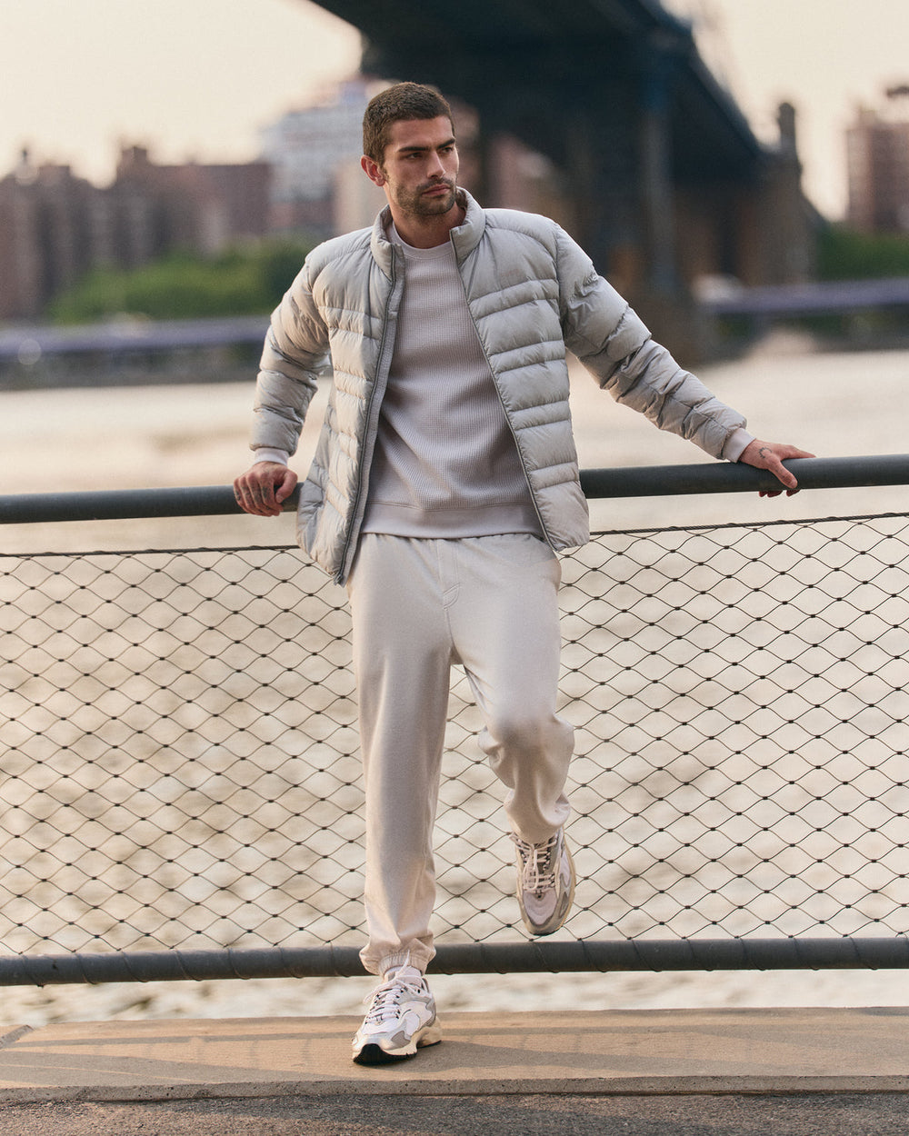 Vuori Men's Coronado Sweatpant 28" Salt Heather