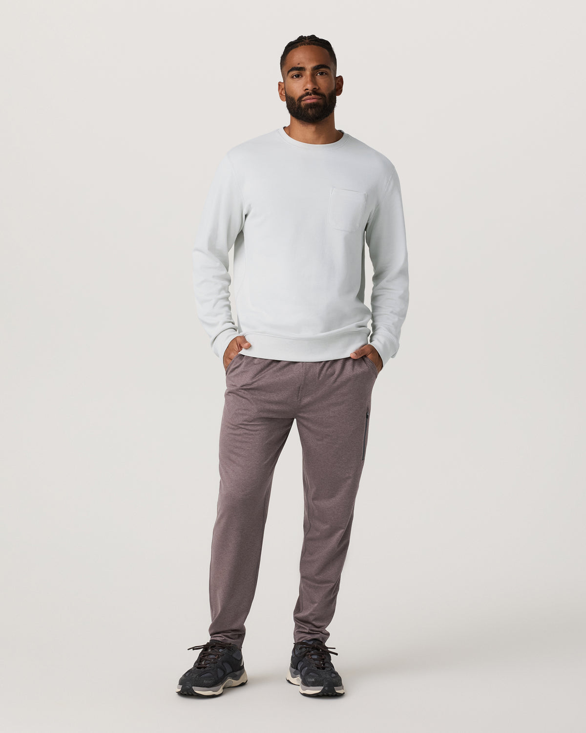 Vuori Men's Sunday Performance Jogger 28" Huckleberry Heather
