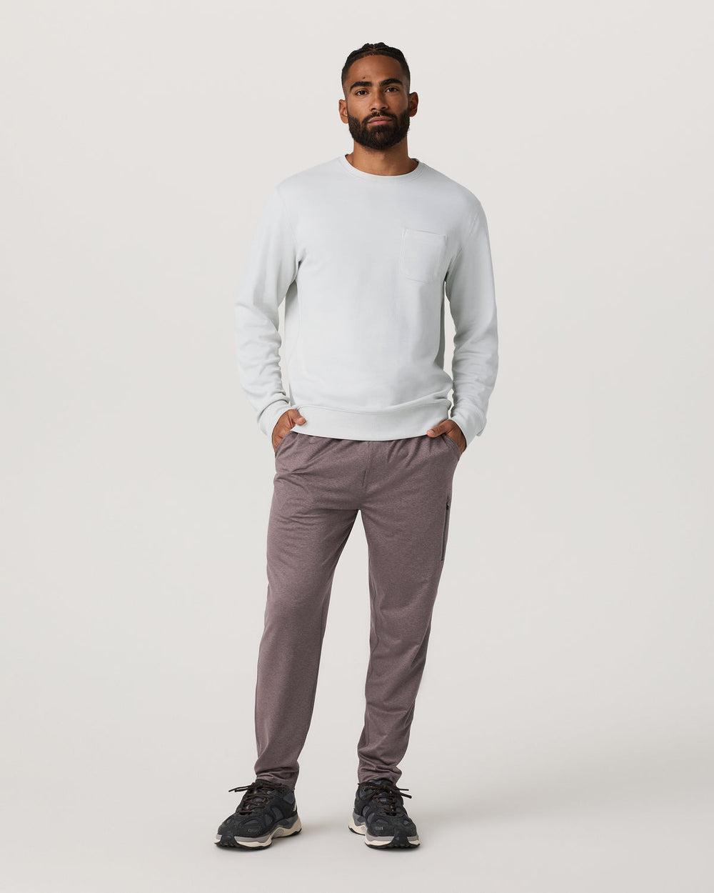 Vuori Men's Sunday Performance Jogger 28" Huckleberry Heather