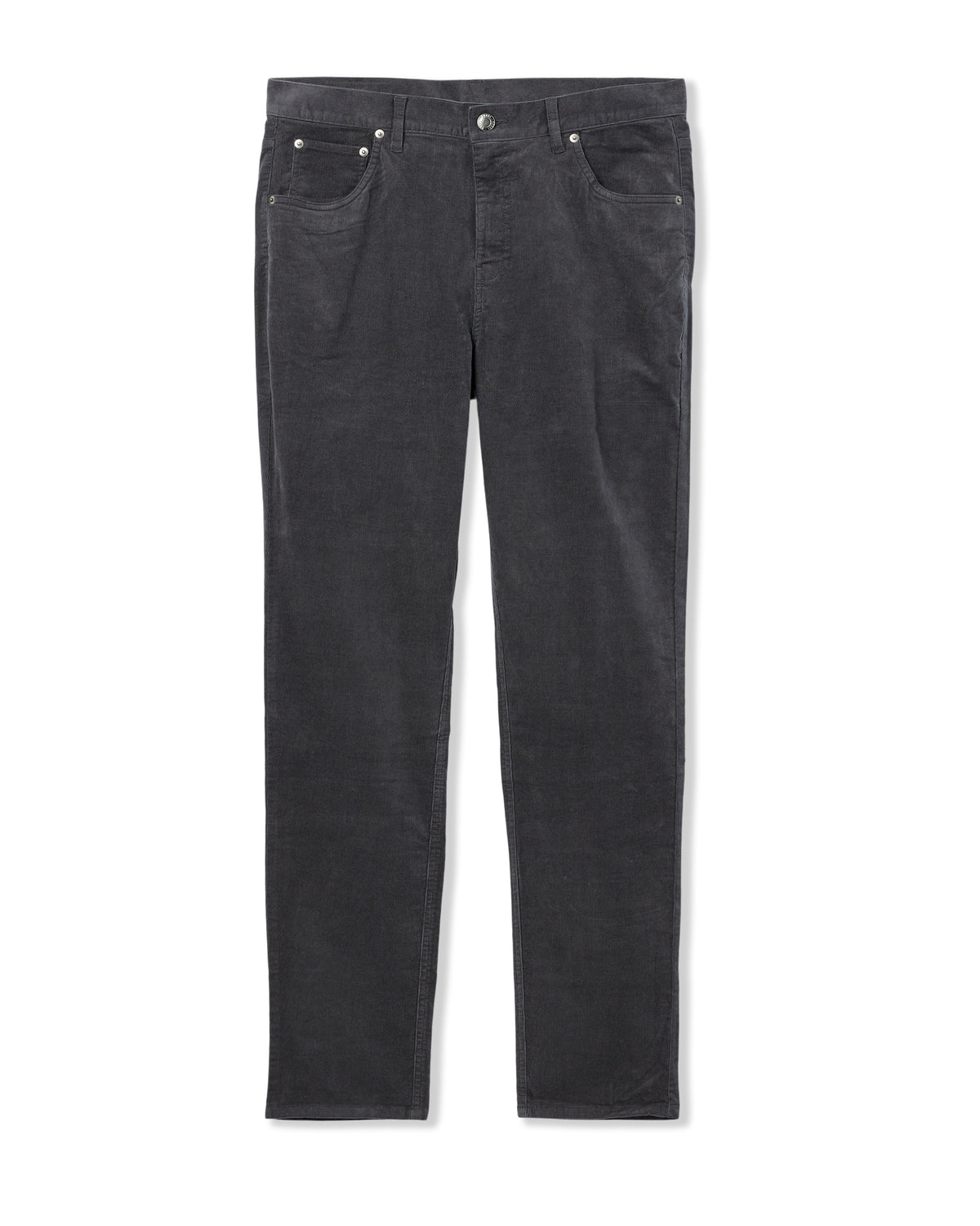 Vuori Optimist 5 Pocket Cord Pant Athletic Slim Fit Charcoal