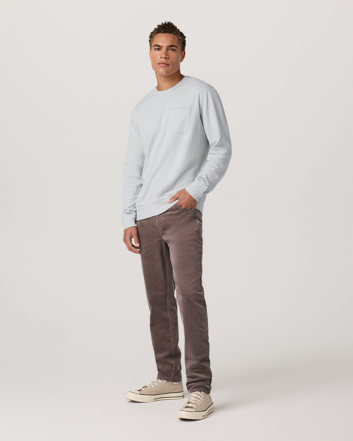 Vuori Optimist 5 Pocket Cord Pant Athletic Slim Fit Huckleberry
