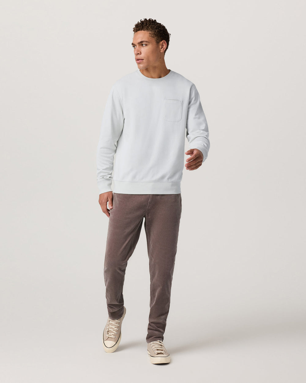 Vuori Optimist 5 Pocket Cord Pant Athletic Slim Fit Huckleberry