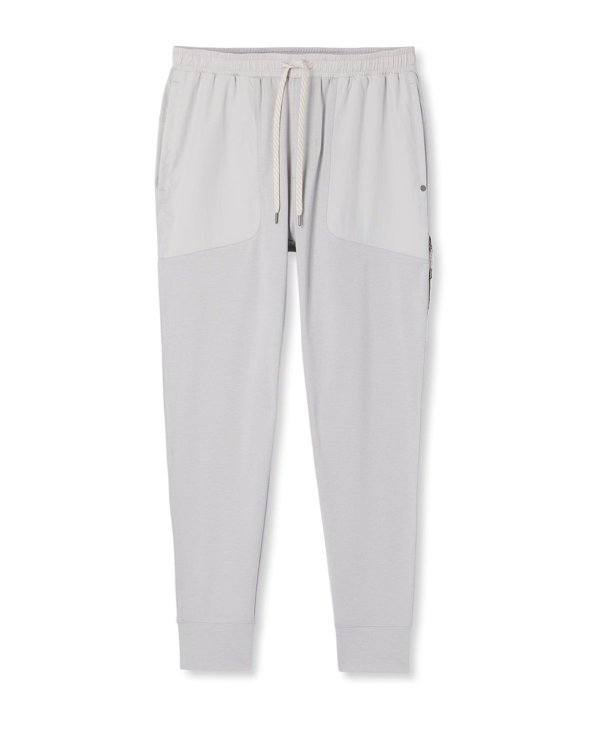 Vuori Sunday Mixed Media Jogger 28" Men's Frost Grey Joggers
