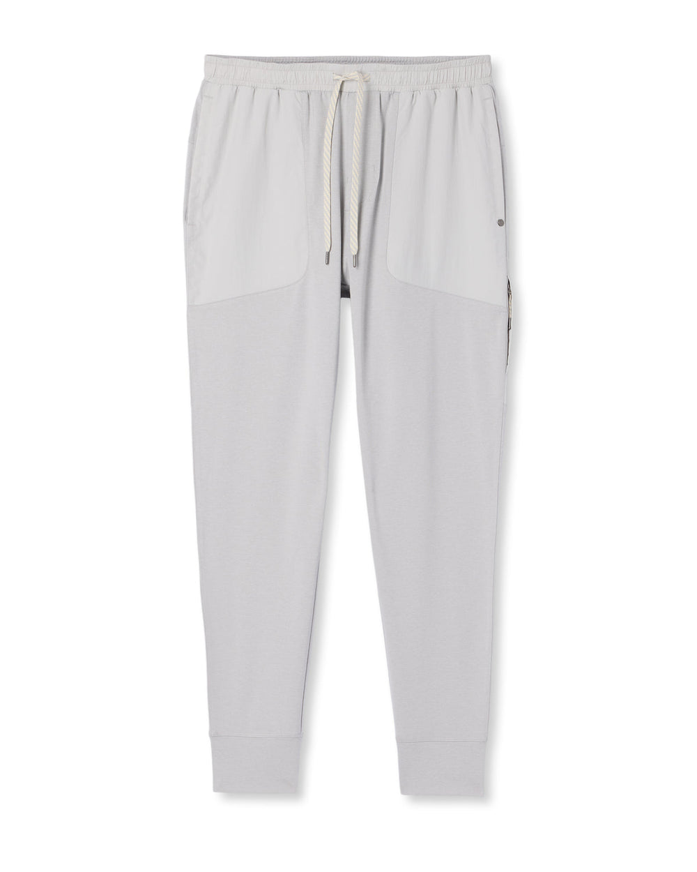 Vuori Sunday Mixed Media Jogger 28" Men's Frost Grey Joggers