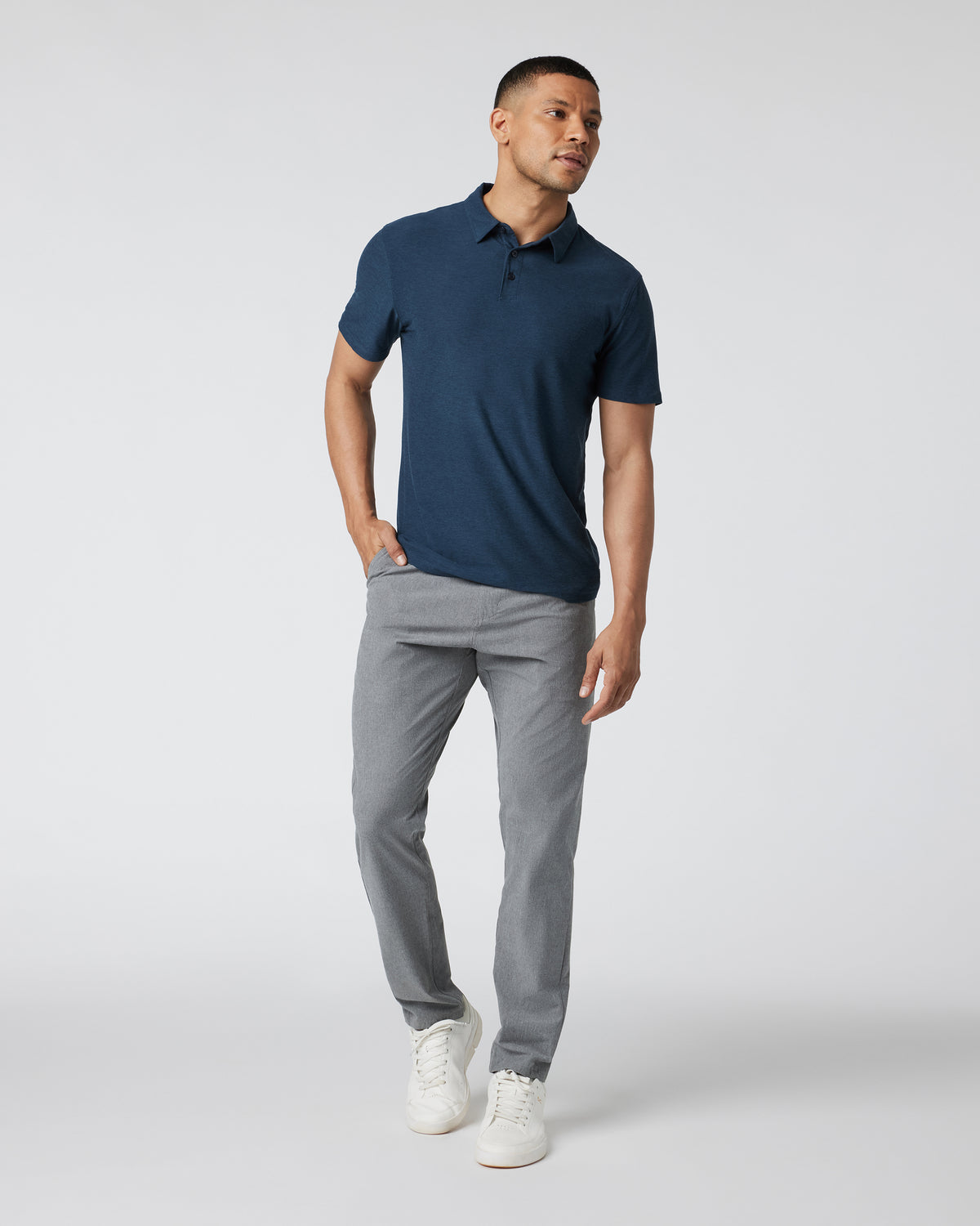 Vuori Aim Pant Concrete Grey Tailored Pants