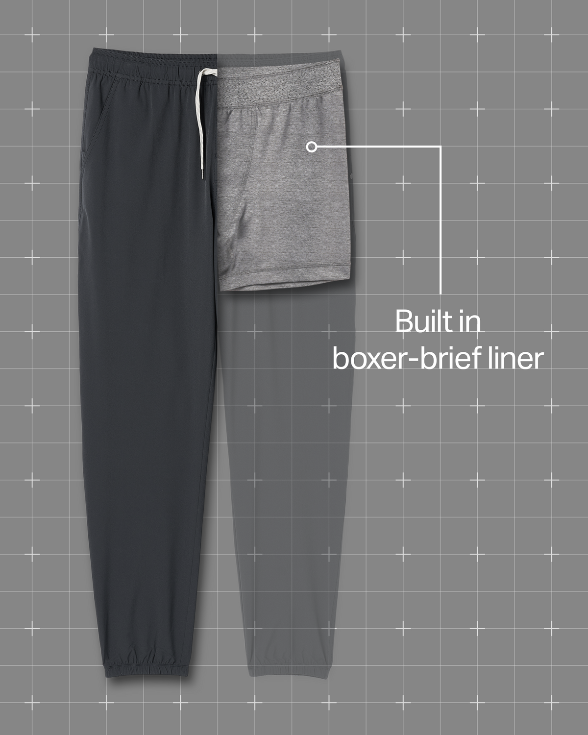 Vuori Kore Jogger Men's Dark Oregano Workout Joggers