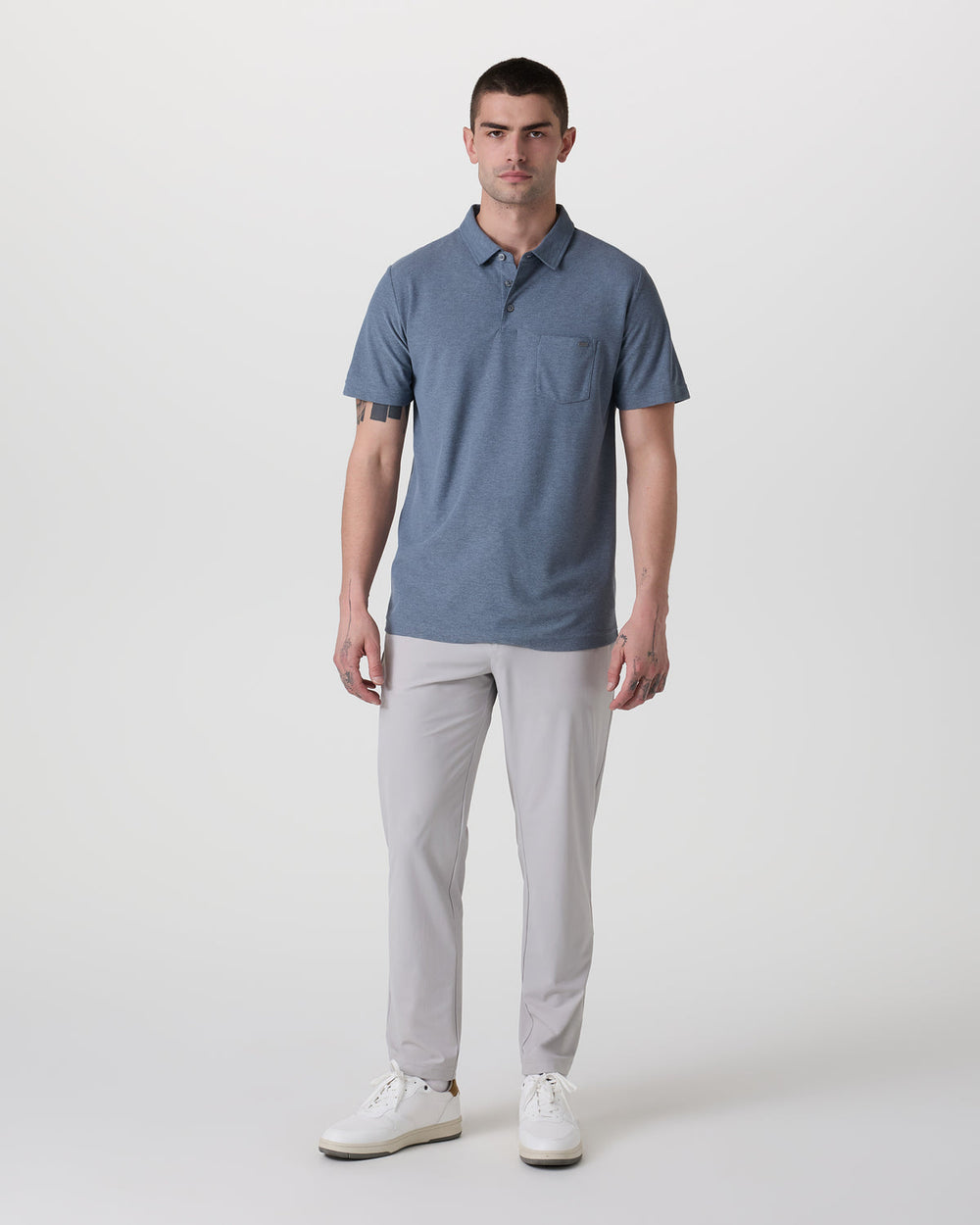 Vuori Fleet Chino Pant Athletic Slim 30" Fog