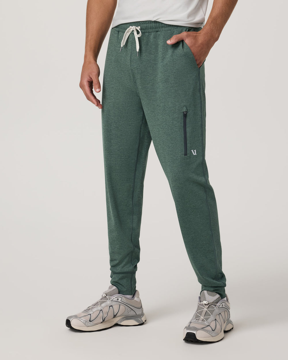 Vuori Men's Sunday Performance Jogger 30" Agate Green Heather