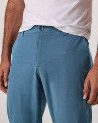 Vuori Aim Pant Men's Pool Blue Athletic Slim Fit 30" Inseam