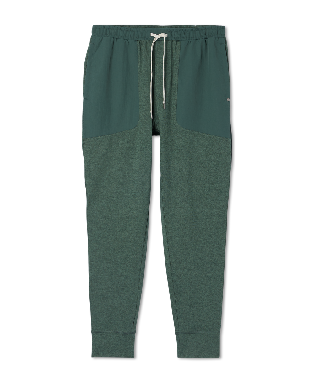 Vuori Men's Sunday Mixed Media Jogger 28" Agate Green Heather