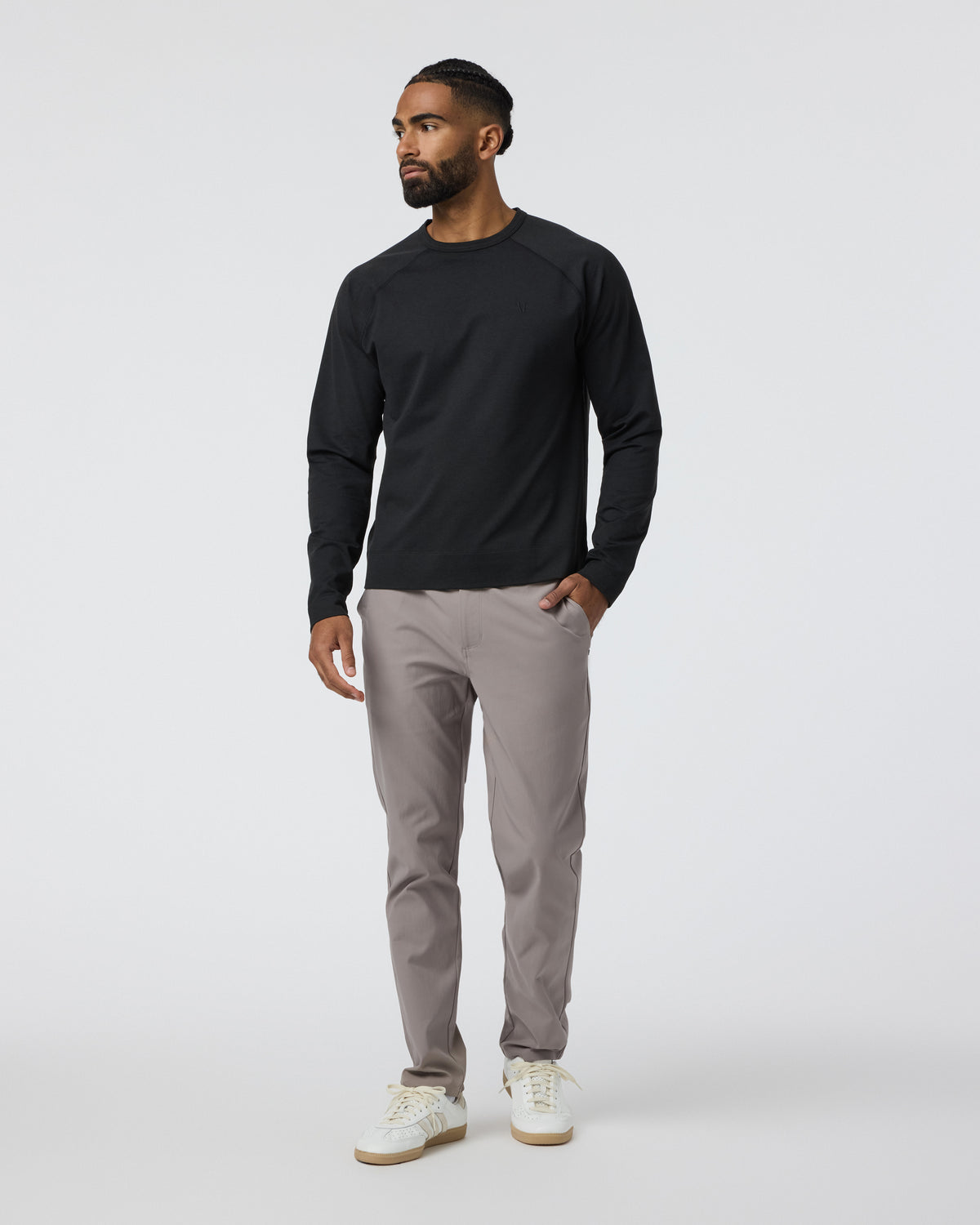Vuori Cascade Tech Chino Pant Athletic Slim Fit 32" Mocha