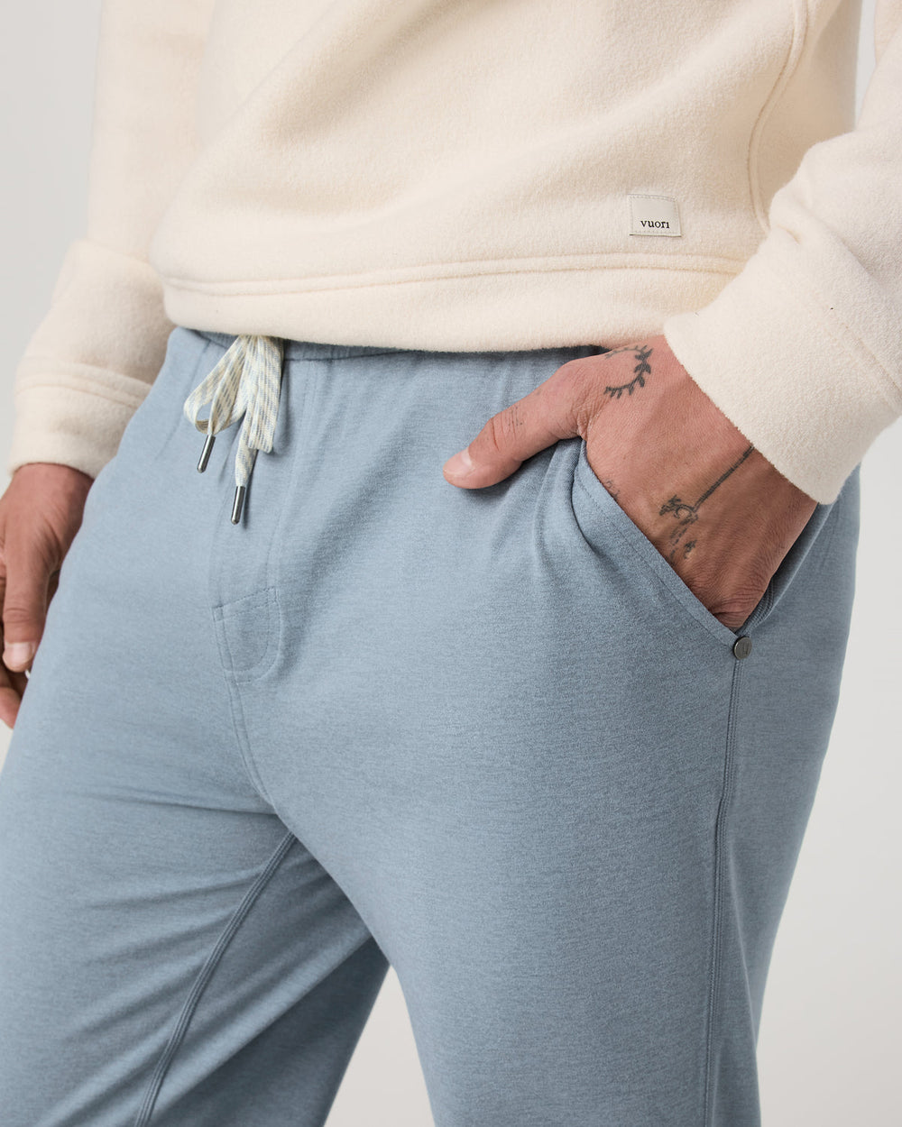 Vuori Ponto Performance Pant 30" Men's Flint Heather Pants