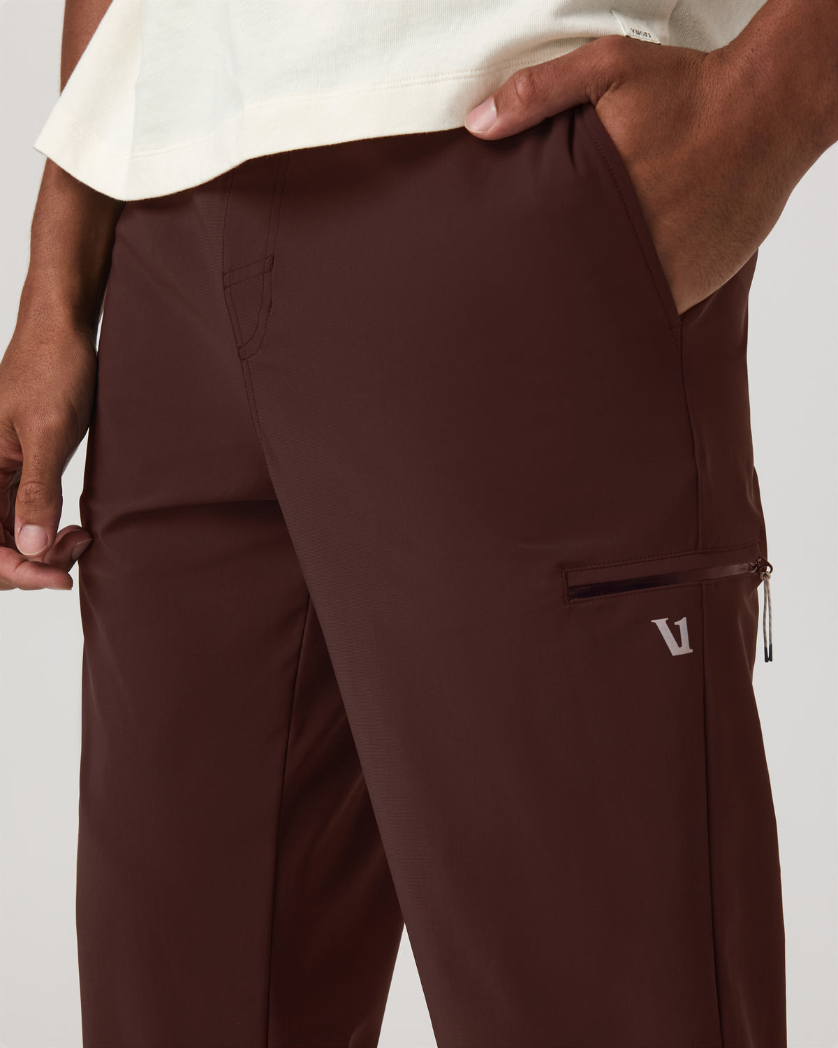 Vuori Fleet Sport Jogger 30" Men's Burgundy Joggers