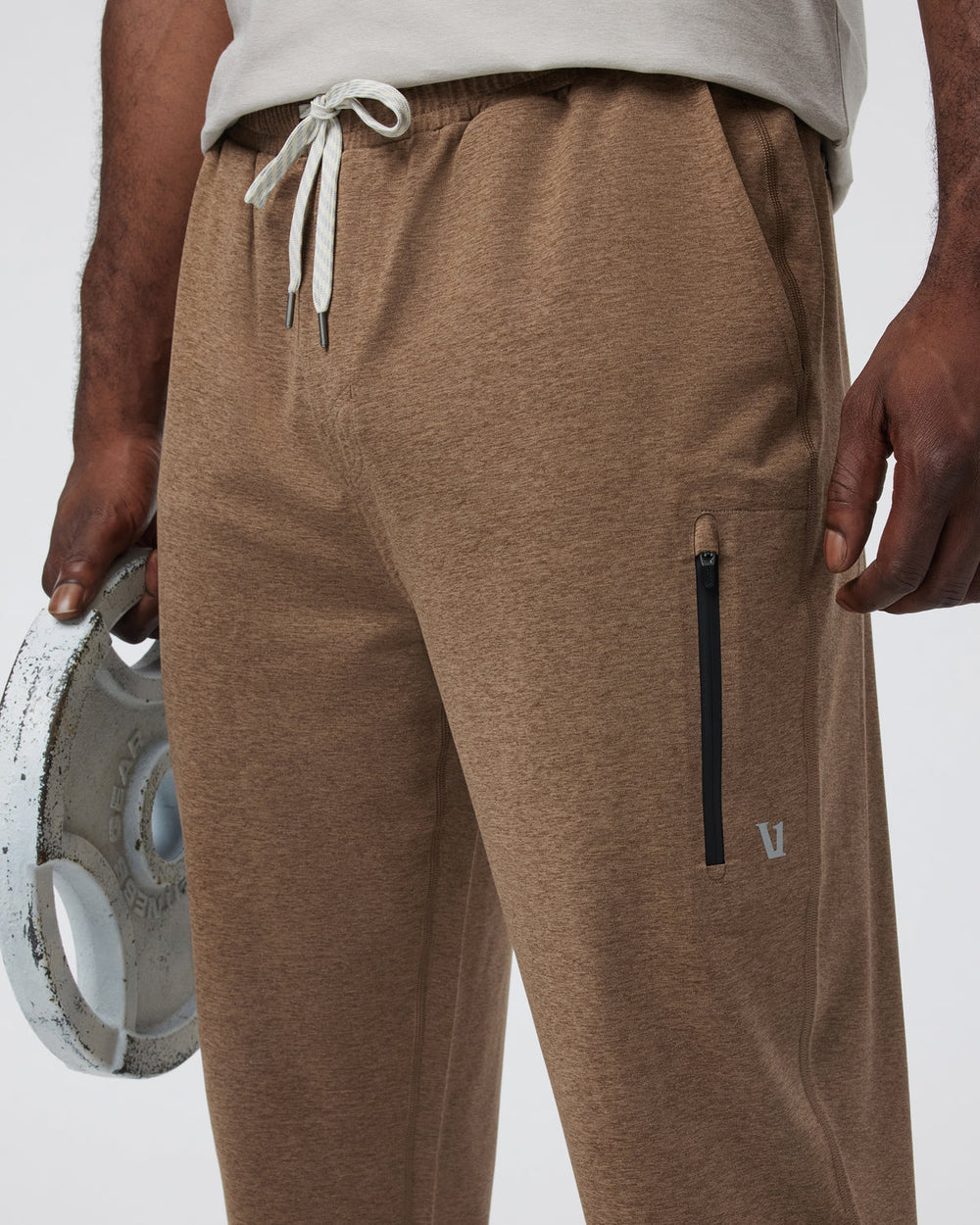 Vuori Sunday Performance Track Pant 2.0 Pecan Heather