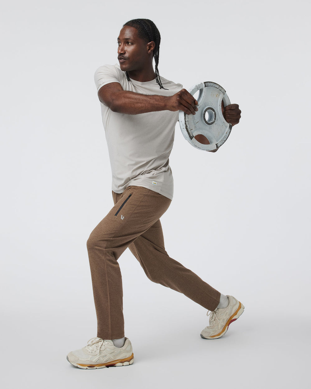 Vuori Sunday Performance Track Pant 2.0 Pecan Heather