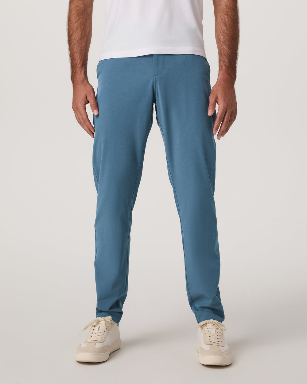 Vuori Aim Pant Men's Pool Blue Athletic Slim Fit 32" Inseam