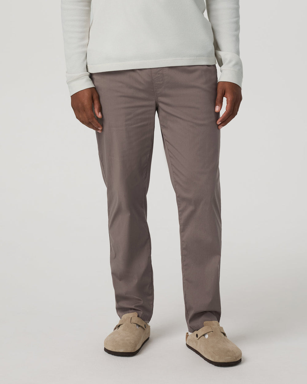 Vuori Men's Kore Everyday Pant Lined Classic 30" Smokey Taupe
